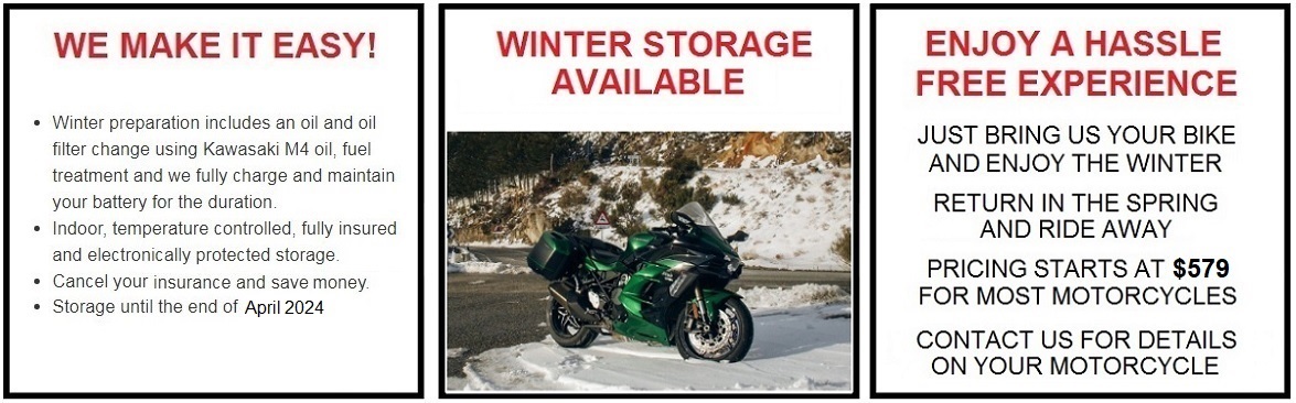 Winter Storage Available Now